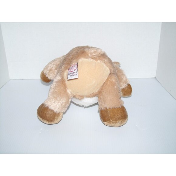 Heads and Tales Gund Beige White Reindeer Christmas Tree Red Scarf Plush 12" NWT - Picture 5 of 5